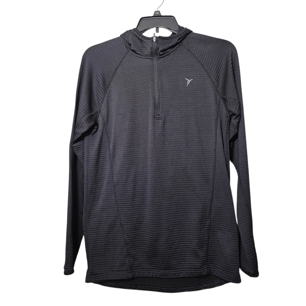 Old Navy Black Quarter-Zip Pullover Hoodie